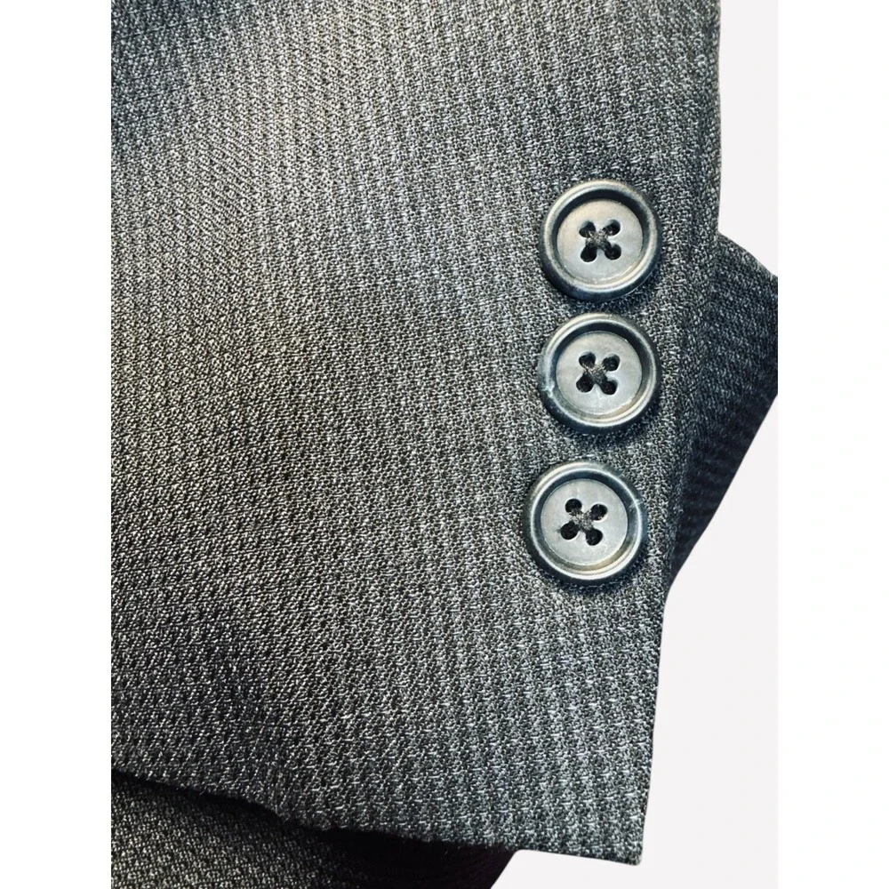 Vintage Christian Dior‎ Monsieur Wool Tailored Blazer Gray Men's Sport Coat